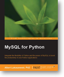 MySQL For Python book cover