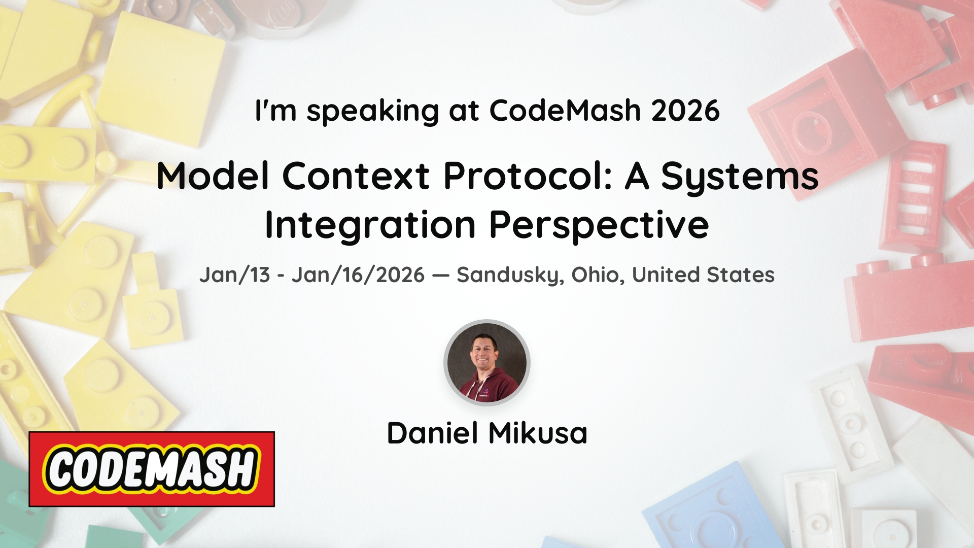 I'm speaking at CodeMash 2026